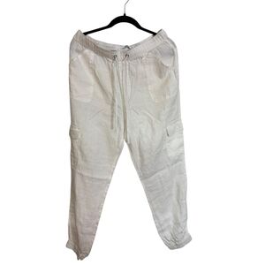 Nicole Miller Light Cargo Pants Size Large